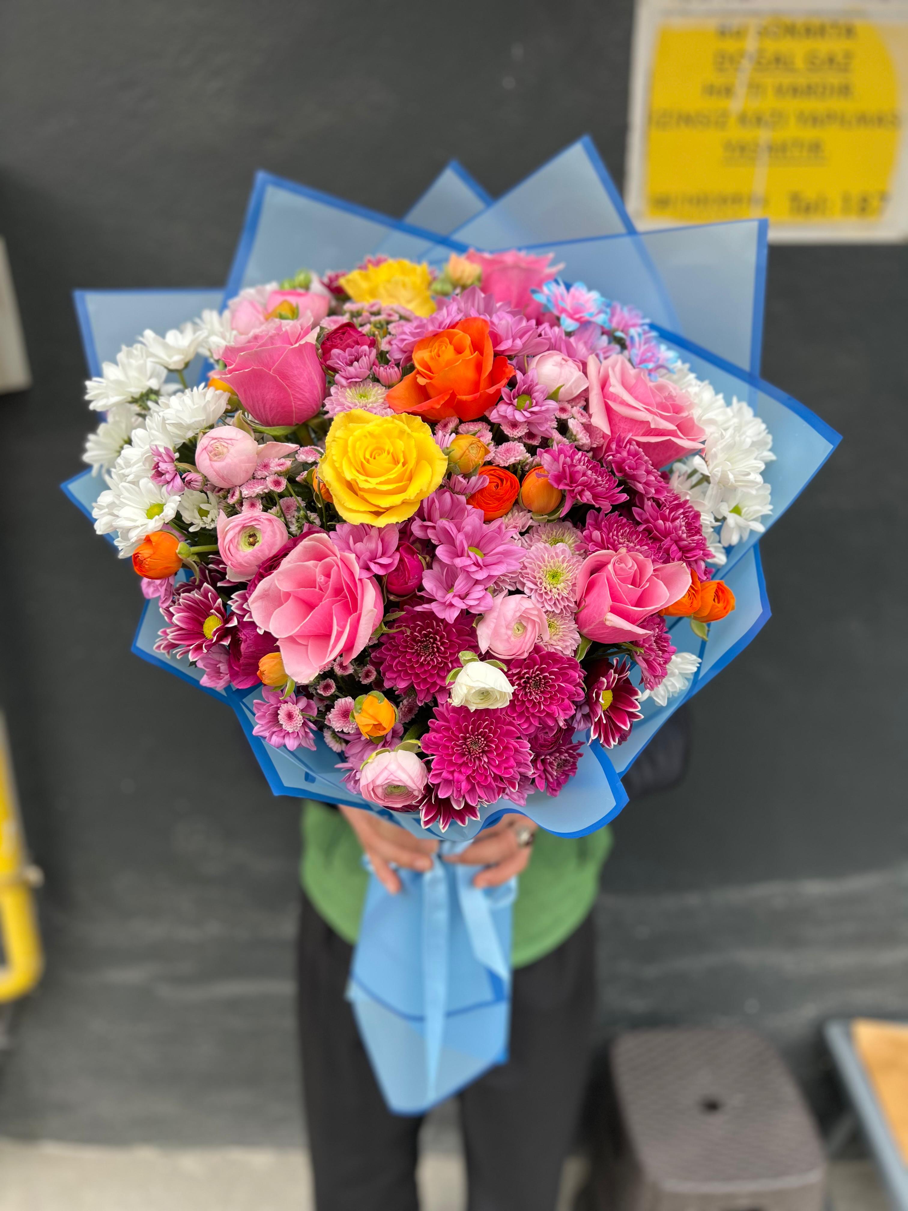 Canlı Rengarenk Buket