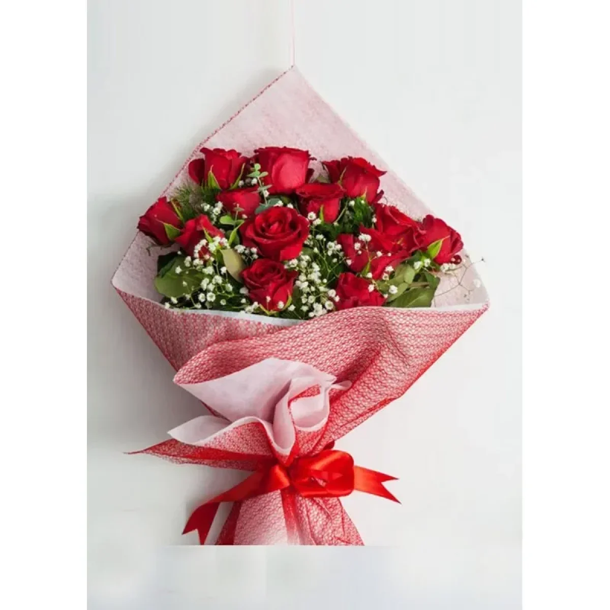 Canlı 13 gül buketi