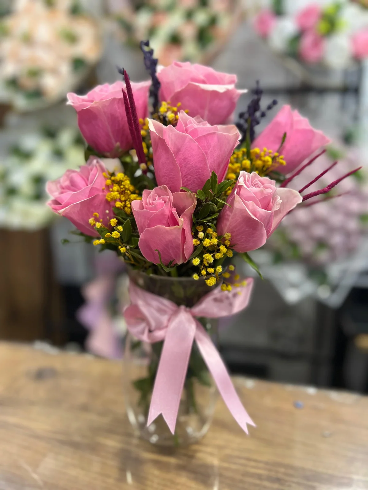 Canlı 7 Pembe Gül