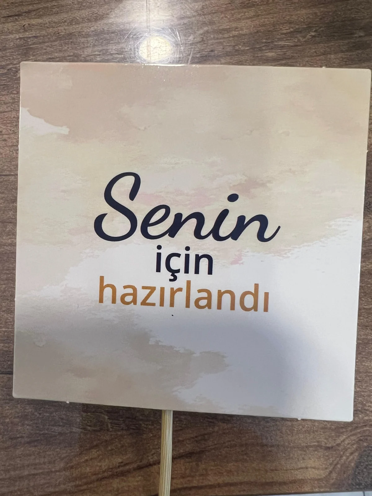 Senin İçin Hazırlandı Pankart